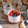 Ramekins with Lids Oven Safe,14 oz Creme Brulee Ramekin with