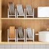 MINGFANITY 2PCS Plate Holders Organizer, Metal Dish Storage Dying Display