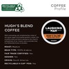 Laughing Man Hugh's Blend Keurig Single-Serve K-Cup Pods, Medium Roast