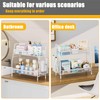 Famhap Bathroom Counter Organizer, Bathroom Organizer Countertop with Side Basket,