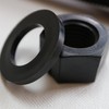 5 x Black Hexagon Head Screws Polypropylene (PP) Plastic Nuts,