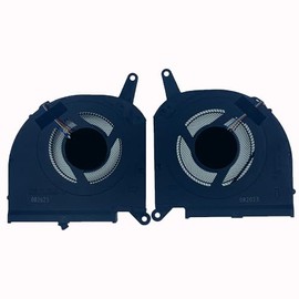 Rangale CPU and GPU Cooling Fan for Gigabyte Aorus 15G 15P RX7P RX7G 2021 RTX30 17G XB XC XD AERO 15 OLED XB XD RP75SA Aero 17 XA HDR XB WA DC12V Series DFSCK22D05883Q DFSCM22716392Q (Thickness:1cm)