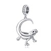 HUKKUN Bearded Dragon Charm 925 Sterling Silver Bearded Dragon Charm