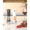 CIRCLE JOY Electric Salt and Pepper Grinder Set Rechargeable Salt