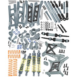 RCYouHott RC Upgrades Part for ECX 1/10 2WD Such as ecx Ruckus/Torment/Circuit,Aluminum RC Shock,Arms,Drive Shaft,Shock Tower,Caster Block,Steering Blocks,Rear Stub Axle Carriers,Links,Titanium