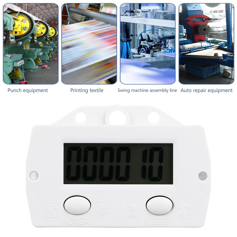 BERM Electronic Counter Magnetic Induction Digital Display Industrial Punch Counter