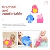 Beavorty Bath Gloves for Boys and Girls Set of 3