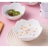 KKGUD Cute Ceramic 6-Inch Serving Bowl with Saucer and Spoon,