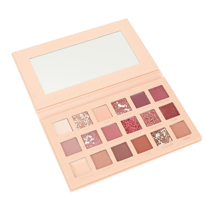 18 Colors Shiny Eyeshadow Palette Long Lasting Pearlescent Matte Eyeshadow
