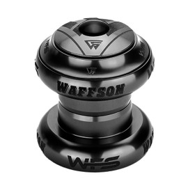 WFS NV.73 1 Inch CNC Alloy Threadless Headset with Top Cap, Black, HS03ZQLBK