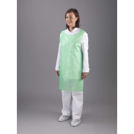 Disposable Plastic/Polythene Aprons On Roll - 200 Aprons - Glove Club Ltd (Green)