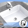 Kitchen Sink Plug, Chrome Sink Plug Replacement 45mm, Bath Plug