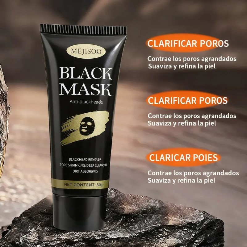 Mascarilla Negra Poros Puntos Negros Acné Todo Tipo De Piel