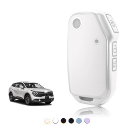 TOOMUME Key Case TPU Car Key Case Fits Kia Sportage R GT MK5 Stinger GT Sorento Picanto Ceed CD Proceed XCeed Cerato Forte, Key Cover Protection Key Shell - Flip Key