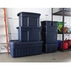 Rubbermaid Roughneck️ Storage Totes 14 Gal, Durable Stackable Storage Containers,