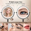 Professional 9" Lighted Makeup Mirror with 1X/10X HD Magnification –