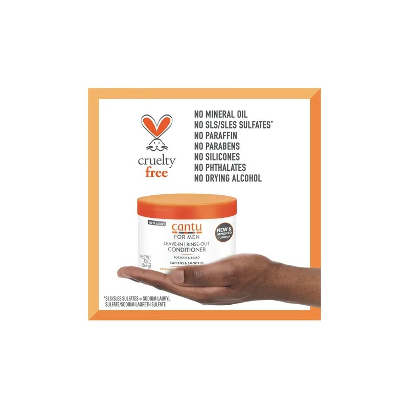 Cantu Acondicionador Sin Enjuague Para Cabello 13 Oz 2 Pack
