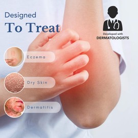 Theraplex Eczema Therapy (6 oz) - Moisturizing Skin Protectant with Natural Colloidal Oatmeal, Noncomedogenic, and Hypoallergenic, Fragrance-Free - National Eczema Association Seal of Approval