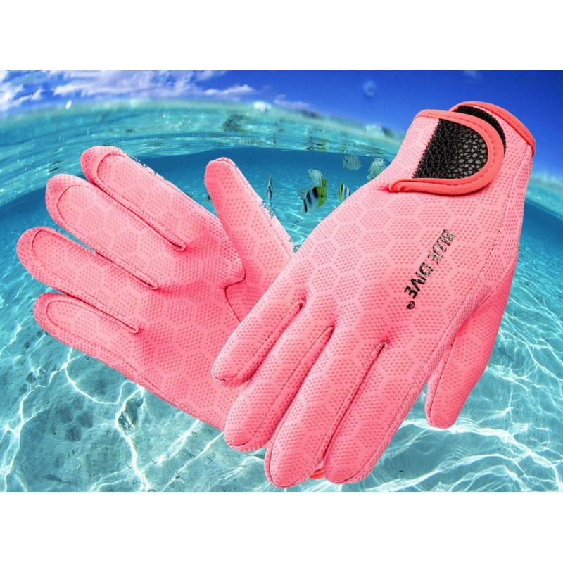 EXCEREY 1.5MM Surf Snorkeling Gloves Float Gloves Swimming Gloves Neoprene