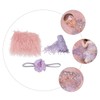 CAXUSD 3pcs Photography Props Memory Photo Blanket Wrap Headband for