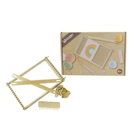 Kaper Kidz Calm & Breezy Wooden Weaving Loom - Craft Activity Toy for Kids