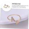 Elegant Female Ring Creative Adjustable Ring Fashion Finger Accessory for