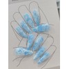 Hello. A Spoon of Waves [Handmade Nail Tips] - xxs