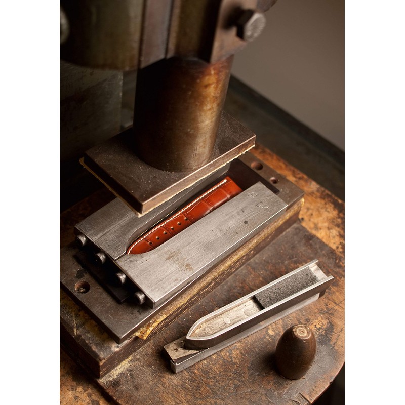 RIOS1931 Apulia Watch Strap Handmade in Germany Classic, Cognac, Strap.