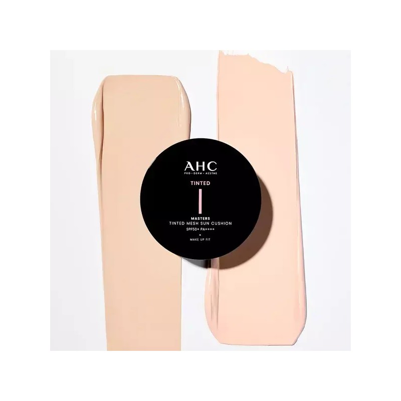 AHC [AHC] 메이크업핏 마스터즈 틴티드 메쉬 선쿠션 본품 15g +