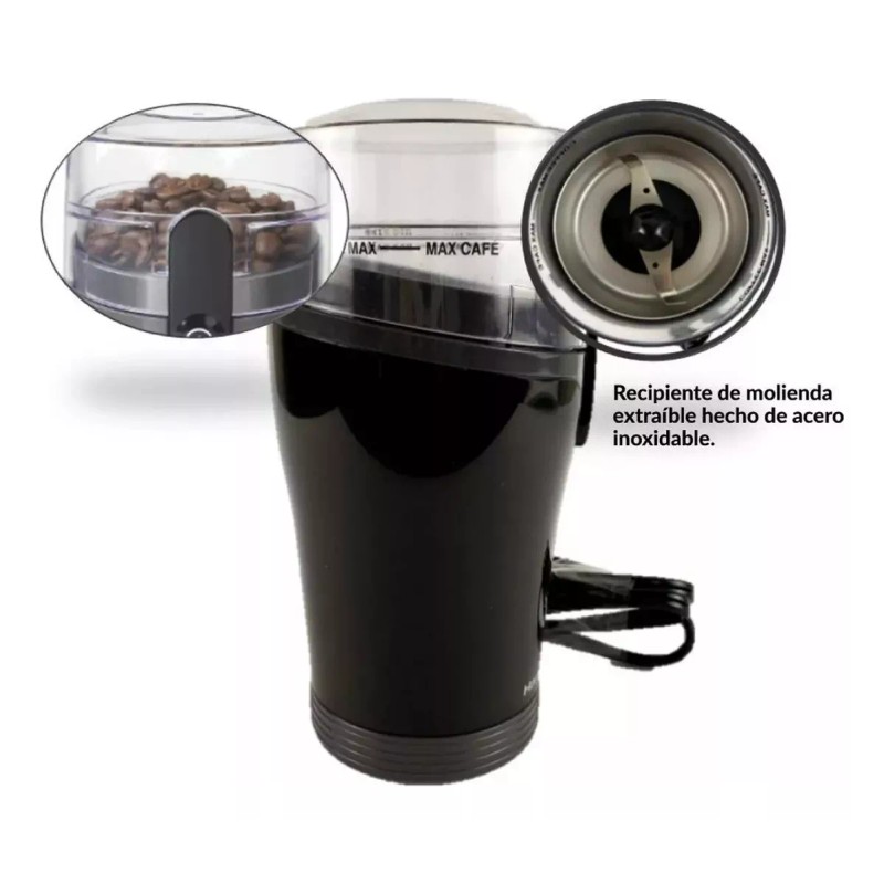 Hamilton Molino Molinillo Electrico Para Granos De Cafe Especias
