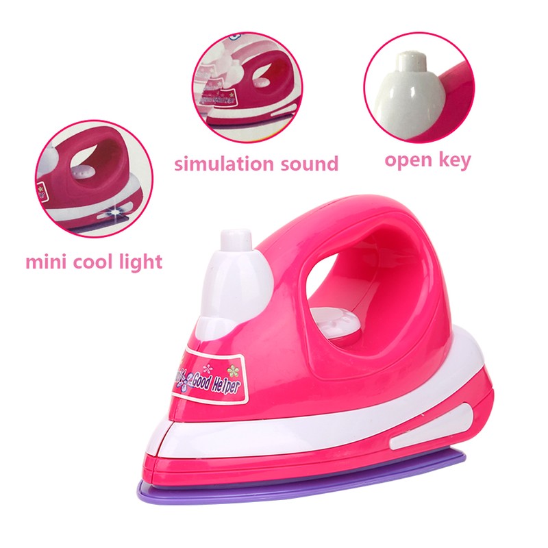 Simulation Electric Iron Washing Machine Household Appliance Educational Toys Play