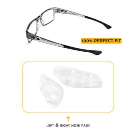 Regular Size Nose Pads Replacement for Oakley Airdrop OX8065 OX8046/Plank 2.0 OX8081/Voltage OX8049 Eyeglasses Frame, Silicone Soft Nose Pieces