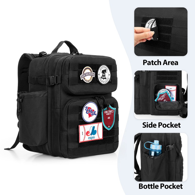 DSLEAF Cornhole Backpack, Cornhole Bag Holds 16-24 Cornhole Bags with