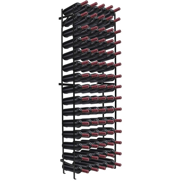 Sorbus Wine Rack Free Standing Floor Stand - Racks Hold 75 Bottles of Your Favorite Wine - Large Capacity Elegant Wine Storage for Any Bar, Wine Cellar, Kitchen, Dining Room, etc (75 Bottles)