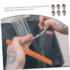Kisangel 6pcs Scissors Muffler for Hairdressing Noise Eliminating Bumpers Perfect