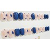 Lovely Flower Glossy Extra Short Square Press On Nails -