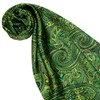 Lorenzo Cana Women's Scarf 100% Silk in Harmonious Green Colours