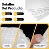 500pzs Tope Protector Adhesiva Silicona Antigolpe Parachoque Transparente