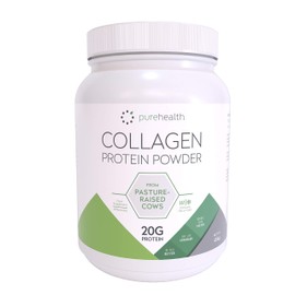 100% Pure Collagen Powder, Collagen Hydrolysate Peptides Type 1 and 3, Certified from Pasture Farming and Free from Hormones and Antibiotics, Laboratory Certified, 454 g