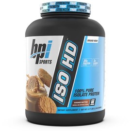 BPI Sports  ISO-HD  100 Pure Whey Isolate Protein Powder  25 g de Protena por Servicio  Sin Gluten  Sabor Cookie Butter  5.17 lb 69 Servicios  Nueva  