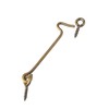 Hook and Eye Latch 7.5cm Retro Cabin Hooks Outside Solid