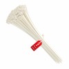 Zip Ties 200mm x 2.5mm White - 8” Premium Neutral