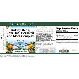 Kidney Bean, Java Tea, Horsetail and More Complex - 450 mg (100 Capsules, ZIN: 517173)