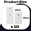 JooBsoso Non-Woven Drawstring Storage Bags, Pack of 10, 4.7 x