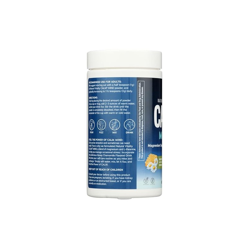 NATURAL VITALITY Miel Manzanilla Calma Mental, 6 OZ
