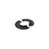 Crimson AV CAE Decorative Escutcheon Plate, Black, Clamps around 1.5"