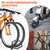 Flintronic Folding Lock, Bicycle Lock Combination Lock with 4-Digit Code,