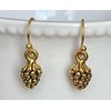 Little Gold Pinecone Earrings Nature Jewelry Earrings for Women #3298FE361
