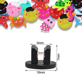Generisch Bicycle Spoke Clips for Kids Bikes - Pack of 12 Colourful Spoke Decoration - Easy Assembly Bicycle Accessories - For Girls and Boys - Spoke Decoration for All Bike Types