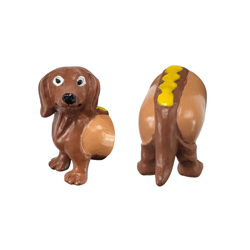 Outset Corn Holders, Dachshund Design, Set of 4 Dog Corn